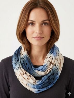 💛 Multicolored Ombre Infinity Scarf - Bohemian, Festival